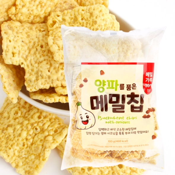 [전통과자] 양파품은 메밀칩 100gx3봉/5봉/10봉