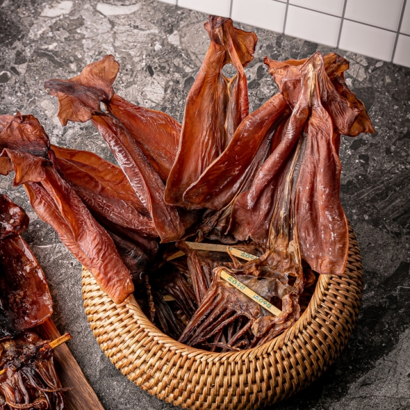 [마산어시장] 쫄쫄이 마른오징어 5미 300g내외 _열/온풍건조 