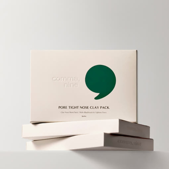 [특별할인] 콤마나인 모공 나비존 석고 블랙헤드 코팩 1박스(4매)