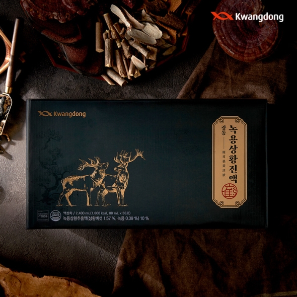 [신한카드 할인] 광동 메모리365 녹용 상황진액 상황버섯 진액 녹용 즙 1박스 30포