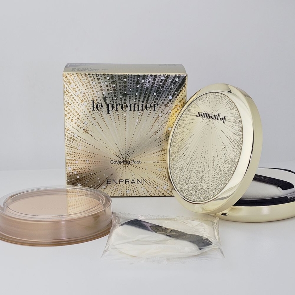 엔프라니 르 프리미어 커버링 팩트 +리필 리뉴얼 /밀착커버 톤업광채 보습케어