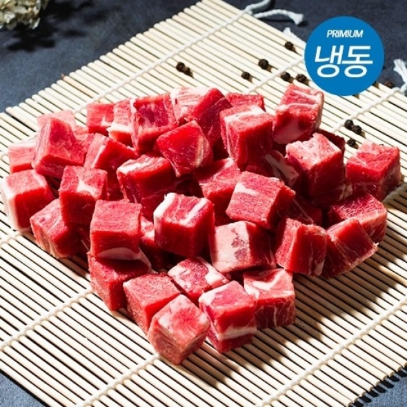 1년미만 어린양 양고기 냉동 양깍두기 500g + 소스10g