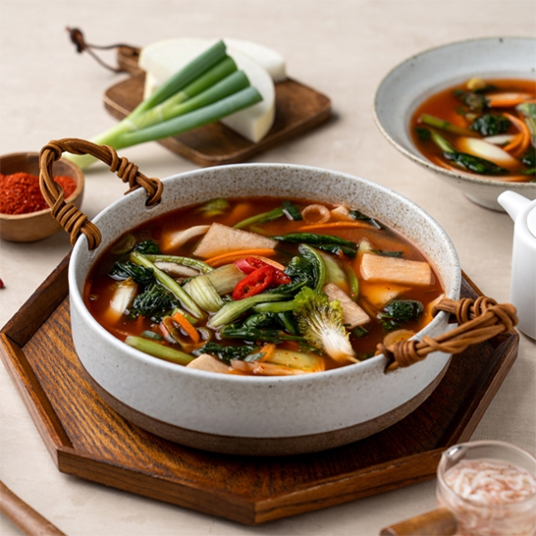 100% 국내산 원재료 - 25년 보성 녹차김치 - 물김치 2kg,3kg,5kg,10kg
