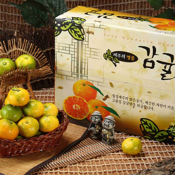 청정 제주 하우스 비가림감귤(푸)