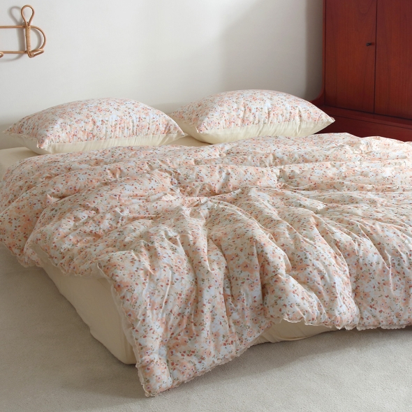 [Guy Laroche] 기라로쉬 마레 60수 코튼100%  이불 Q(피치오렌지)