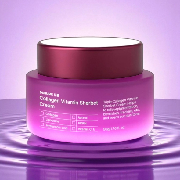 듀룸 샤베트 주름개선 리포좀 콜라겐 레티놀 PDRN 히알루론산 저자극 수분 기미크림 50g