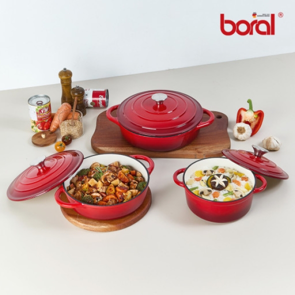 보랄 더 키친 IH 양수 주물냄비 20CMBR-MP20