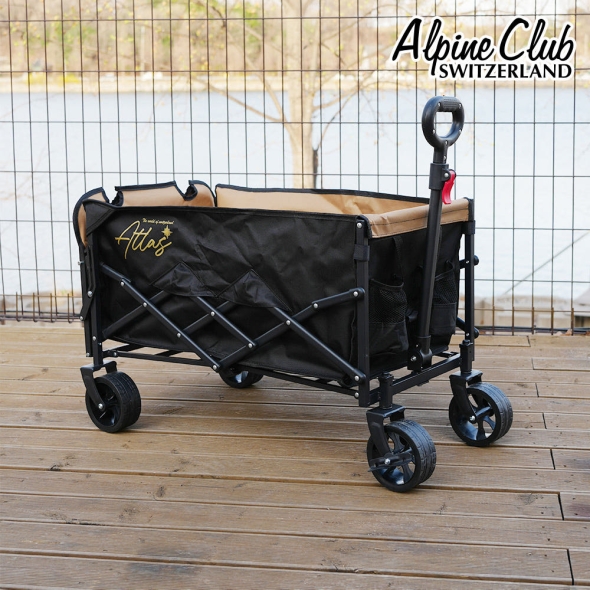 [스위스알파인클럽] 아틀라스 멀티 웨건세트(웨건+롤테이블+의자 2)