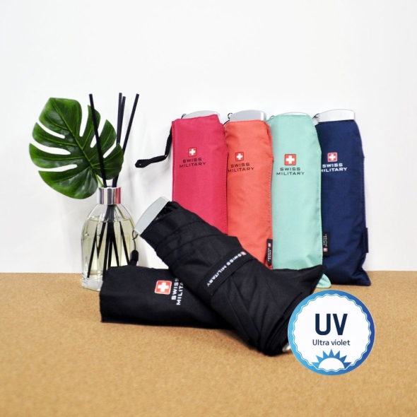 [만원의행복][스위스밀리터리]3단수동 사각우산