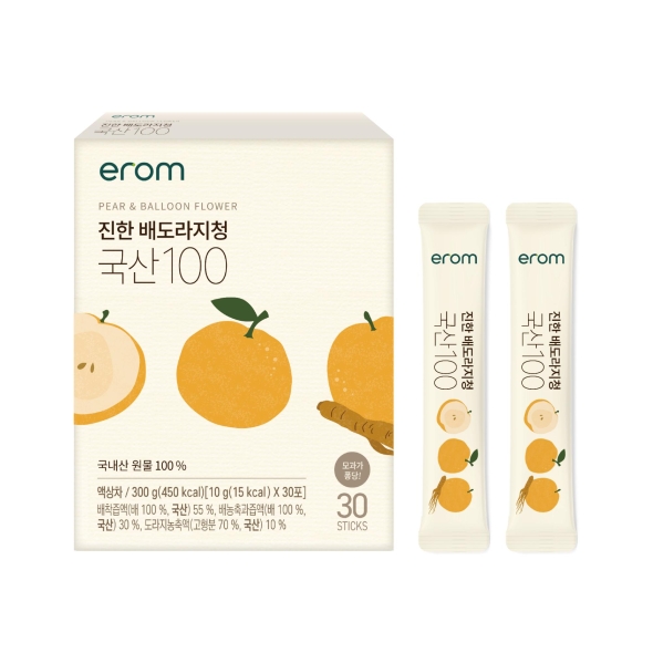 [이롬] 진한 배도라지청 국산100 10g x 30포