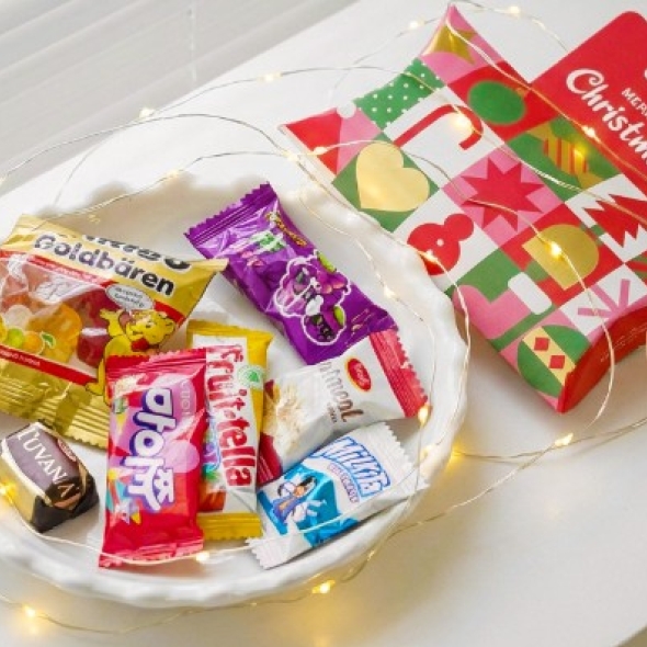 [신한카드 할인]크리스마스 포인트반달 간식 7종 과자선물 단체간식,어린이집간식