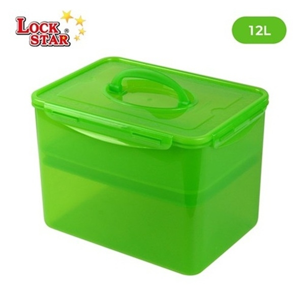 락스타 미라클락 진공누름독 김치통 12L 대용량 신선야채 식품 보관용기