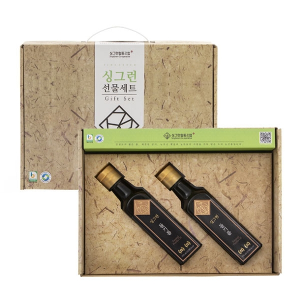 싱그런협동조합 들기름 270g*2 선물세트