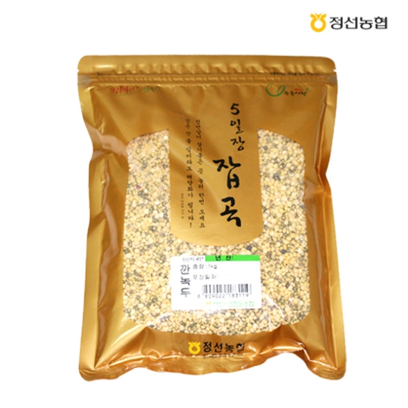 [정선농협] 오일장잡곡 깐녹두 500g/1kg/2kg/3kg