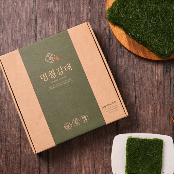 (선물용)김명월 태안구운감태 선물세트 3봉(8매x3봉/8매x4봉/8매x5봉)