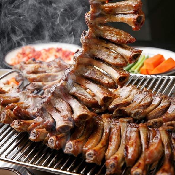 [뜯갈비] 뼈째로 뜯는 등갈비 600gx1팩