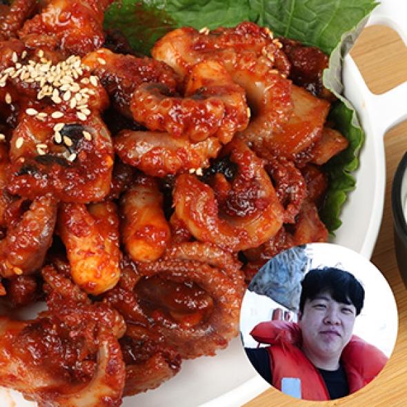  [골목식당 맛집] 포방터 양념 쭈꾸미 볶음 밀키트 매운 매콤 캠핑 요리 500g x 2팩 (4인)