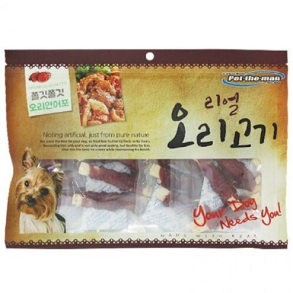 [반려동물] 참좋은간식 리얼 오리연어포 300gx5팩 