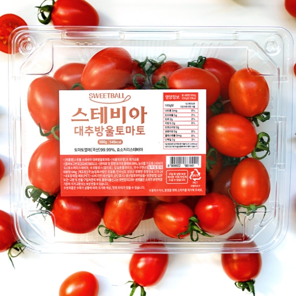 [1+1 스테비아] 대추 방울토마토 500g+500g