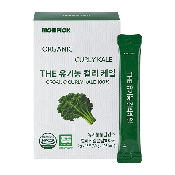 맘픽 유기농 컬리 곱슬 케일 분말 가루 1박스