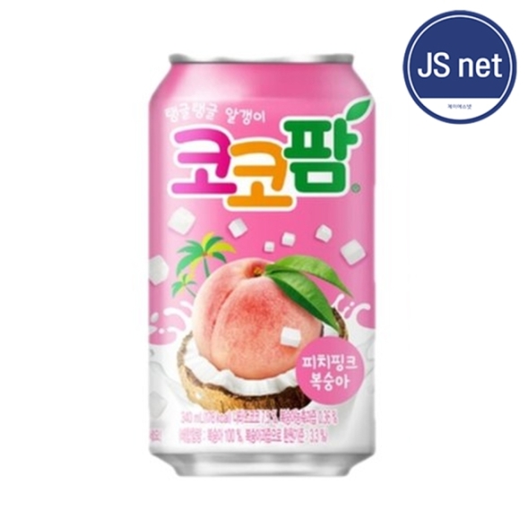 해태 코코팜 피치 핑크 340ml 24개입