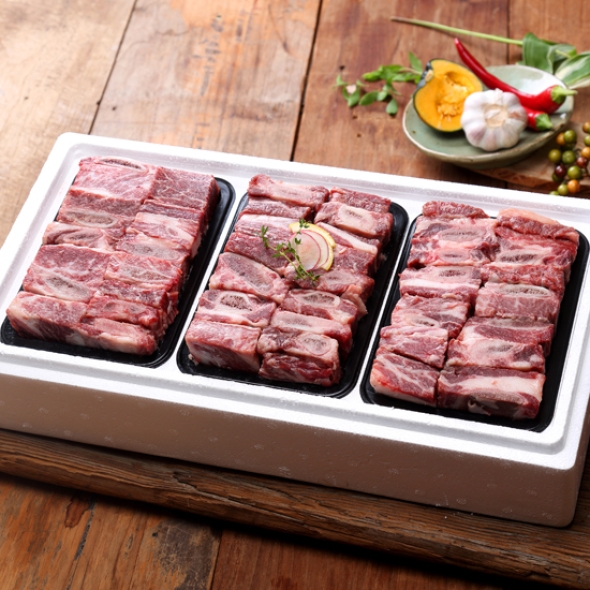 [名品] 한우의 고장 횡성한우 갈비세트 1.2kg / 1.8kg [1등급이상]