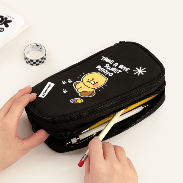 춘식이 모노톤  투지퍼  펜슬  파우치 + 스프링 단어장(2개)