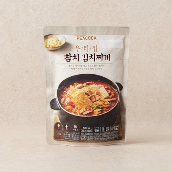 [피코크] 우리집 참치김치찌개 500g x 3팩
