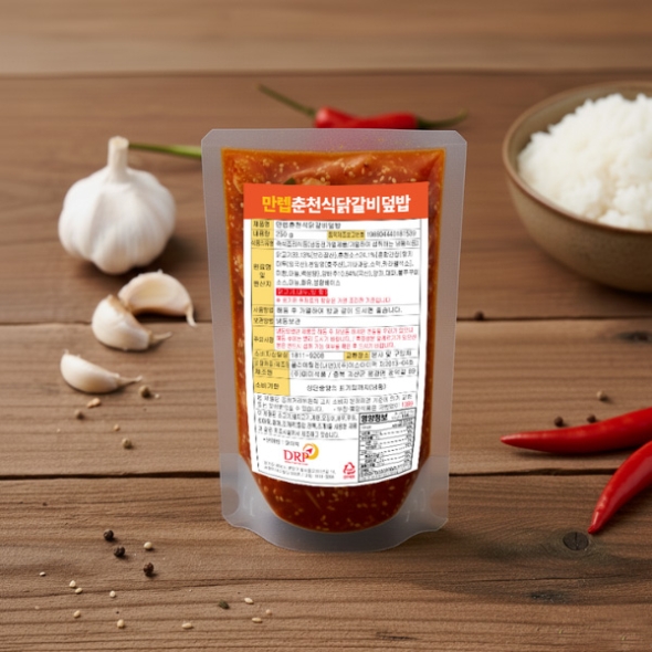 [단짠예찬] 한끼 춘천식 닭갈비덮밥(밥제외) 3팩/5팩/10팩(팩당 250g)