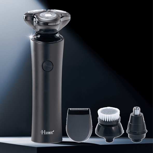 한불 포인원(4in1) 면도기  (본품+보호캡+클렌징 브러쉬+코털 트리머+헤어 트리머+C타입 케이블+보관 파우치)