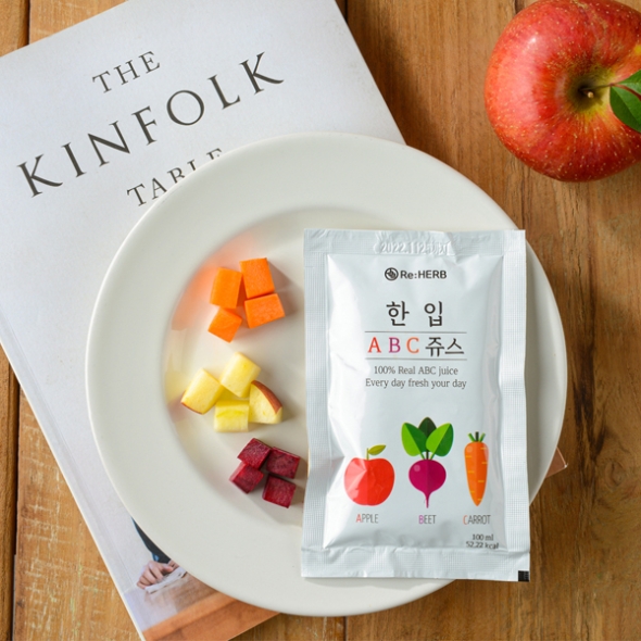 [한입] 100% 물 한방울 넣지않은 ABC 주스 100mlx30포[1박스-3박스]