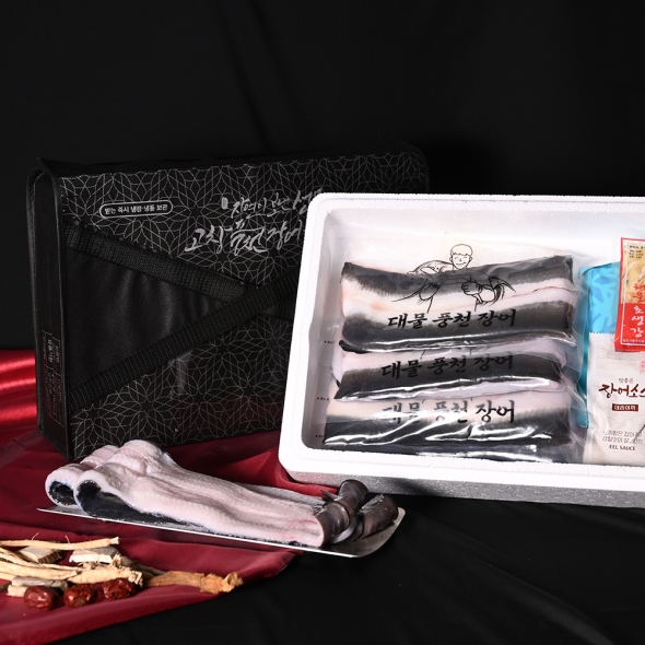 [명절브팜] 고창 풍천장어 선물세트 100% 품질보증 기운 센 불끈불끈 전북 고창 민물장어 1KG (손질 전)