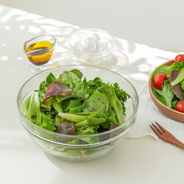 영리프 어린잎 상추 믹스 채소 쌈채소 샐러드용 90g 6팩 (로메인 레드로메인 프릴아이스)