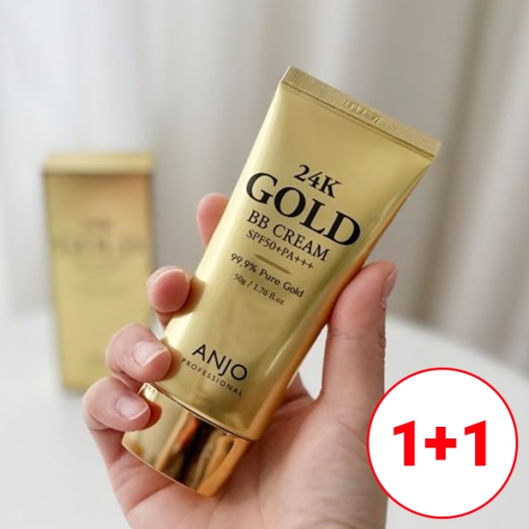 [앙쥬] 24K 광채커버 재생비비크림 50g 1+1