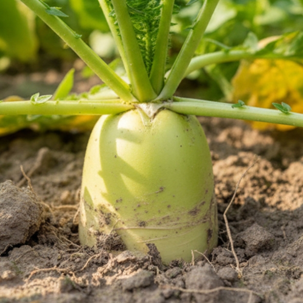 [농장직송] 경북 흙 월동 무 [3kg-10kg]