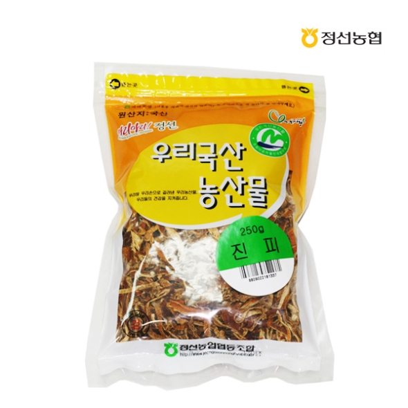 [정선농협] 오일장 약선재료 진피 1봉/2봉/3봉/5봉 (봉당250g)