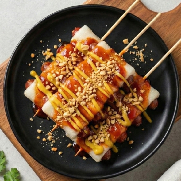 [단짠예찬] 소시지 품은 소떡 1팩/2팩/3팩 (팩당 1kg/40gx25개) 