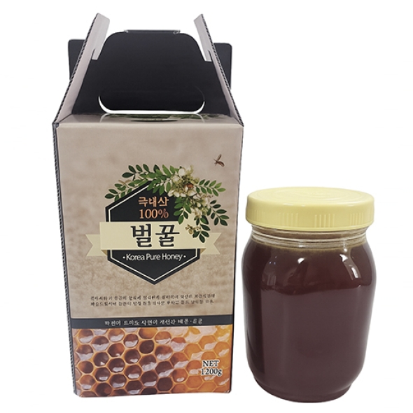 [시골집] 한정수량 전남 화순 한봉 토종꿀 1.2kg