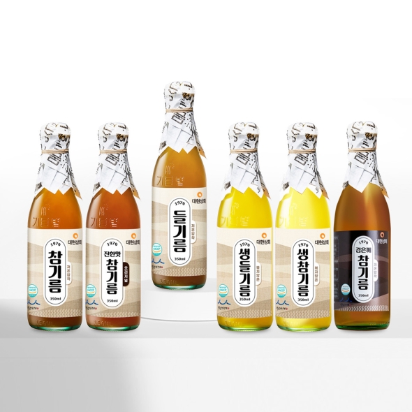 [보름데이] 55년전통 대현상회 저온압착 참기름 들기름 생들기름 350ml 모음 / HACCP 인증 백년가게 