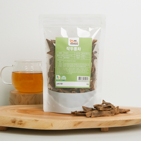 [만원의 행복] 볶은 작두콩차 100g 국산 깍지형