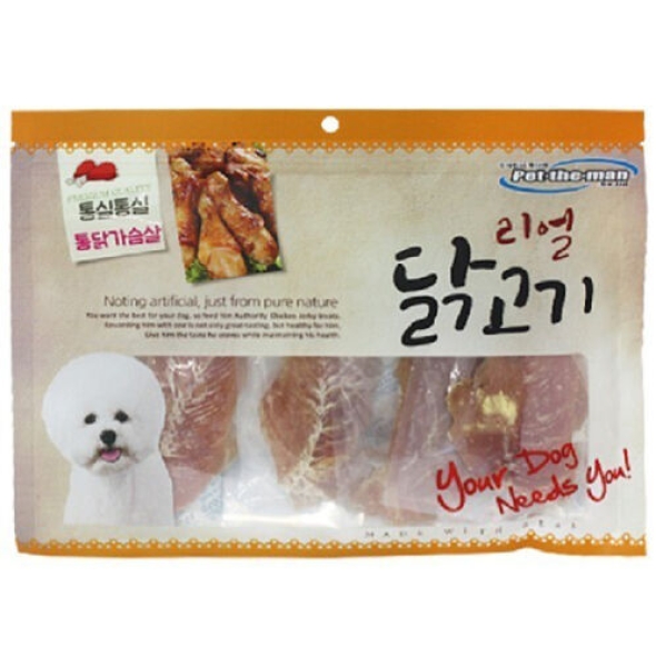  [반려동물] 참좋은간식 리얼닭고기 통닭가슴살(DHA) 300gx5팩 