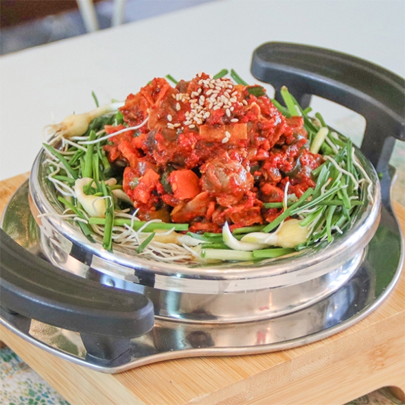 향긋한  달래꼬막장, 달래꼬막무침