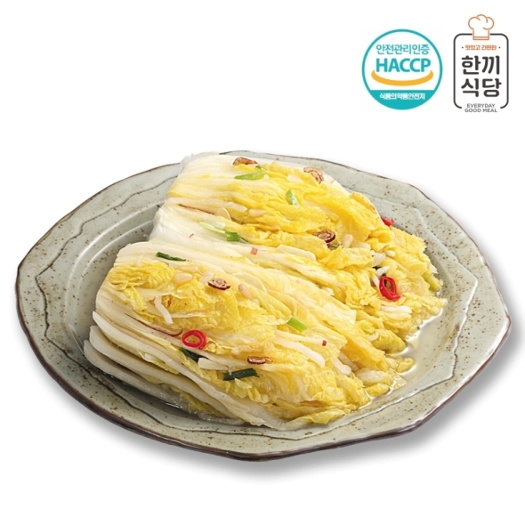 [한울김치] 한끼식당  우리 농산물 100% 백김치 1kg