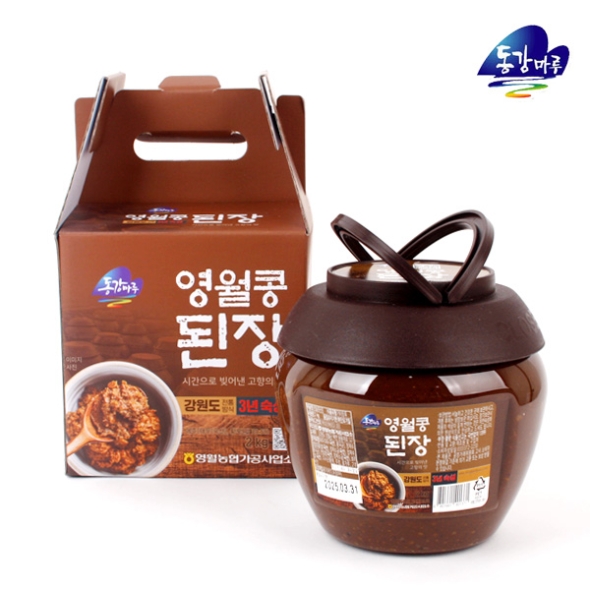 [영월농협] 동강마루 영월콩된장 2kg(PET용기)