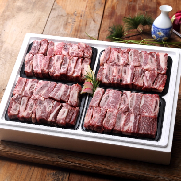 [名品] 프리미엄 횡성한우 갈비세트 2.4kg / 3kg [1등급이상]