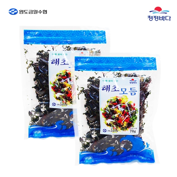 [완도금일수협] 바다 해초모듬 70gx2봉/3봉/5봉