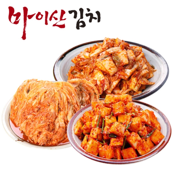 [한국농협김치] 전북대표 마이산김치 맛남3종3호(막김치/묵힌김치/깍두기 각1kg)