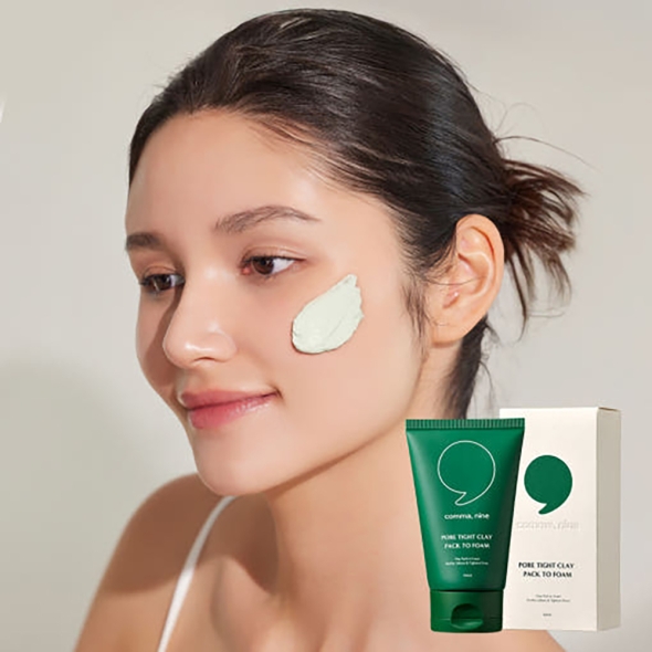 [특별할인] 콤마나인 모공팩 클렌징 톤업 3-in-1 클레이 팩투폼 120ml