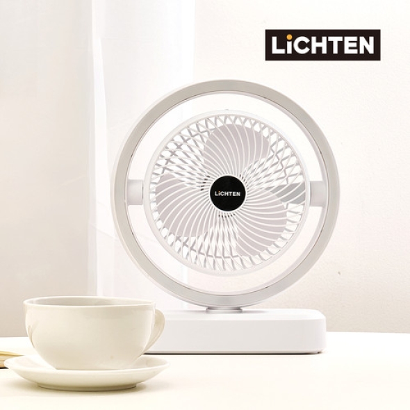 [리히텐] LED 회전 탁상용 선풍기 LH-002