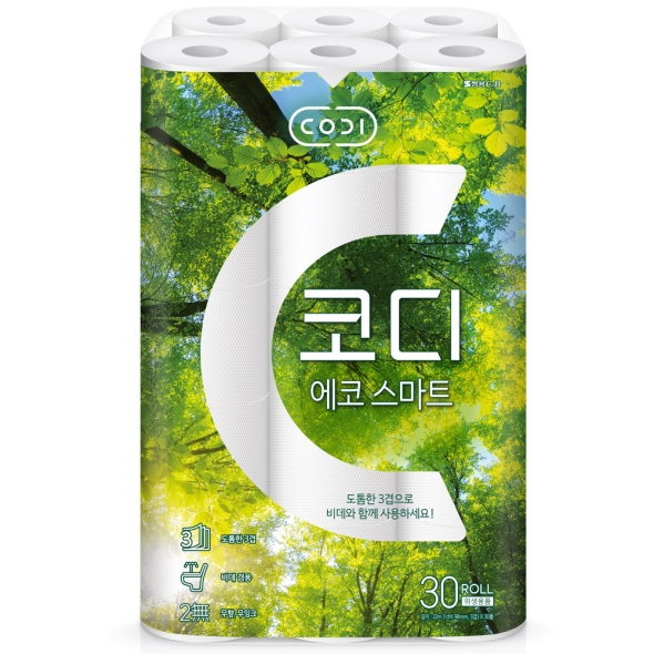 [코디]  쌍용 CODI 코디 에코스마트 22m 3겹 30롤